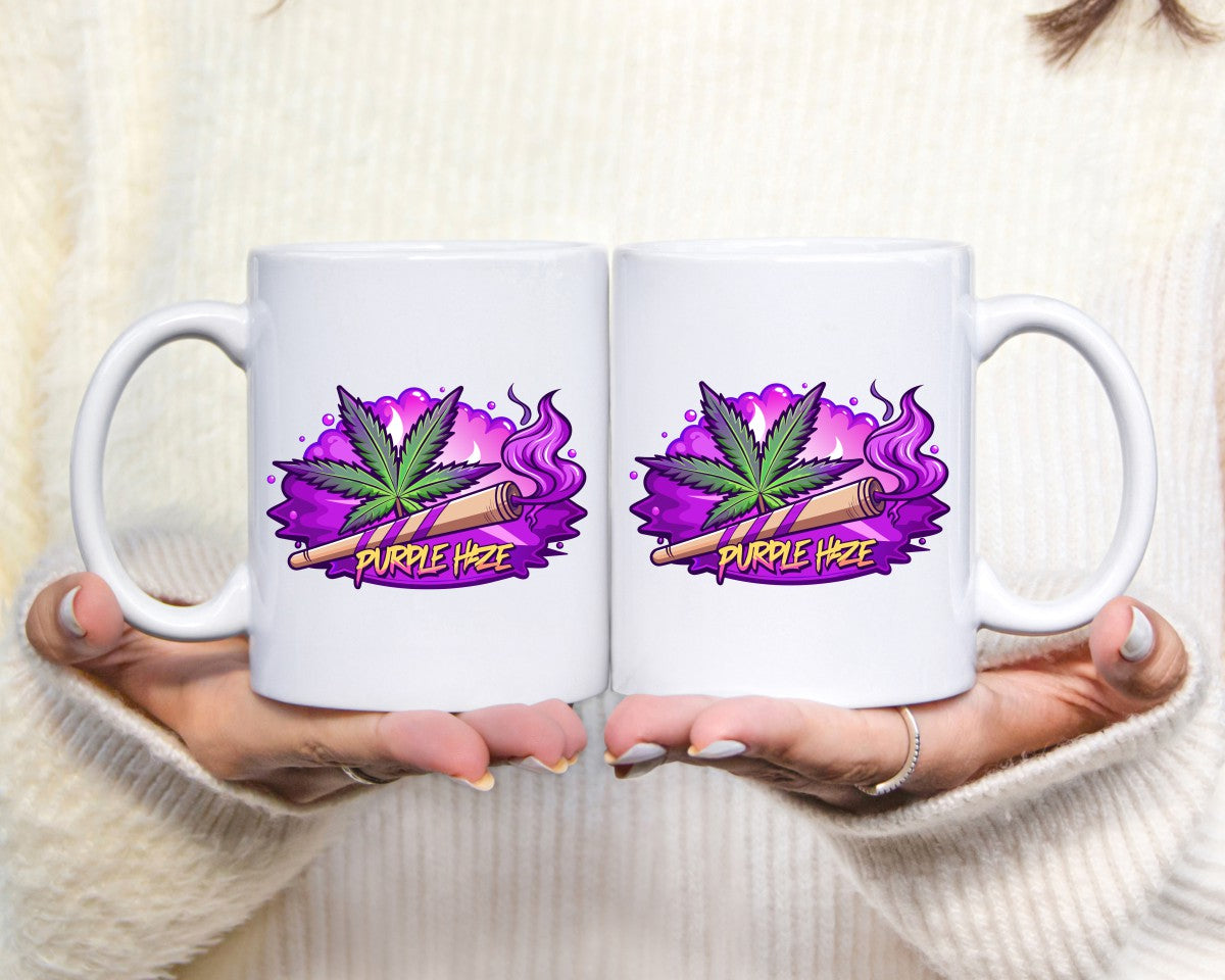 Purple Haze Marijuana Weed Coffee Mugs