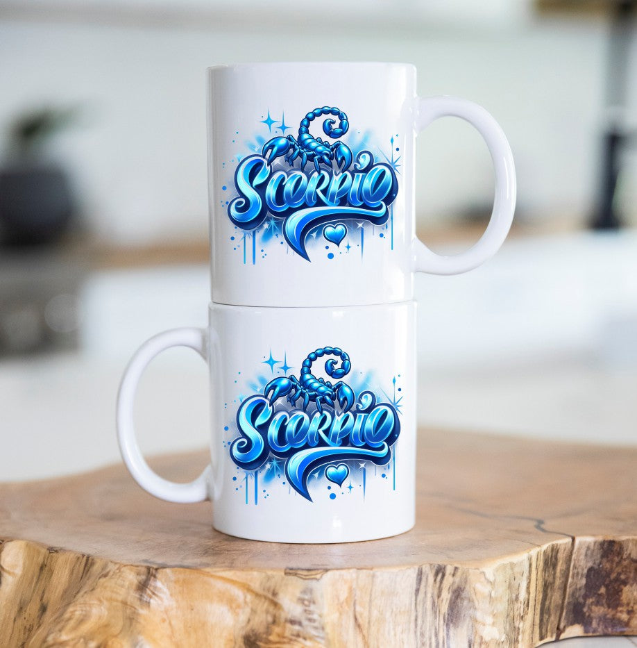 Scorpio Zodiac Astrology Signs Coffee Mug B