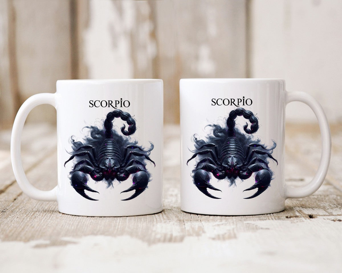 Scorpio Zodiac Astrology Sign Coffee Mugs