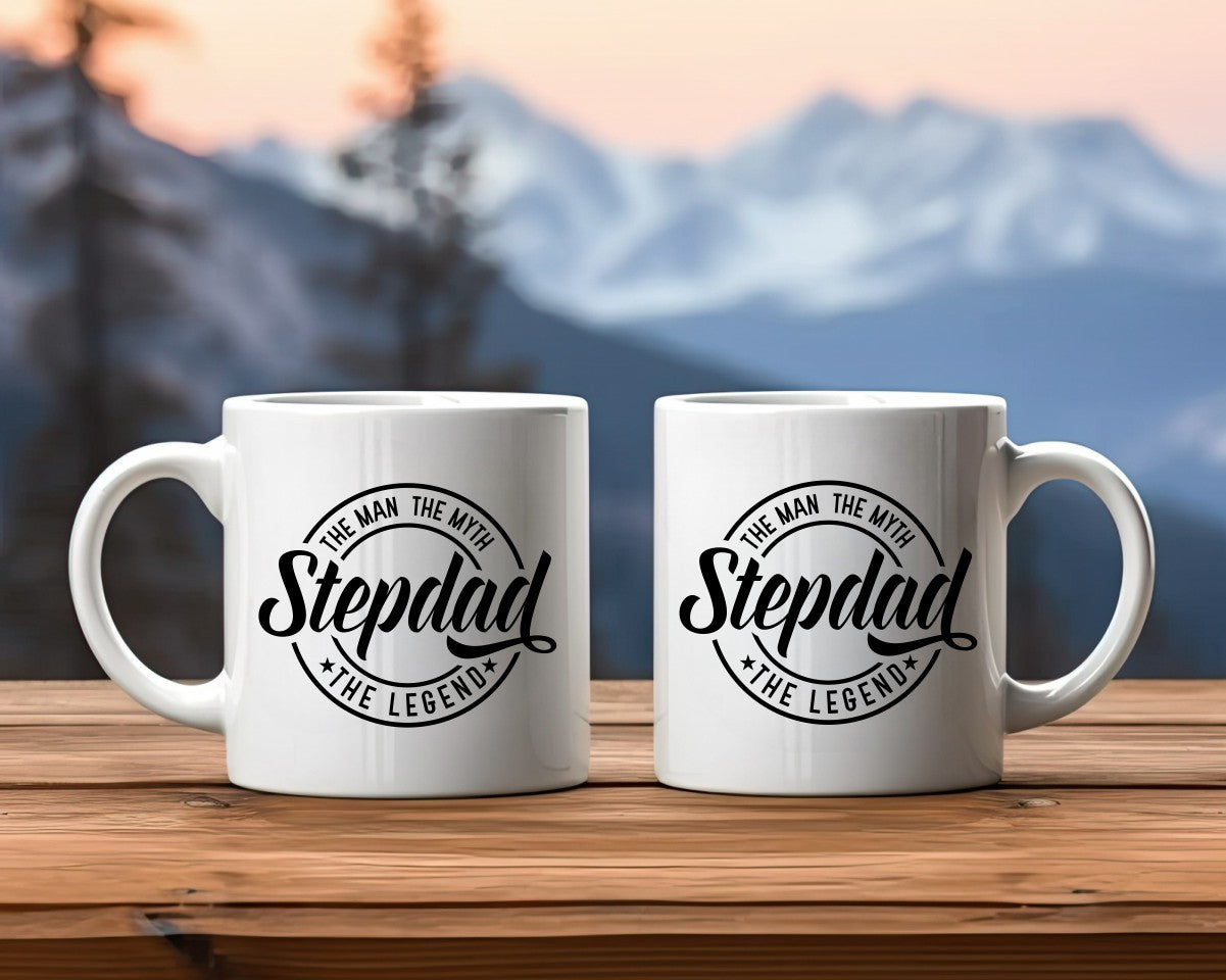 Stepdad The Man The Myth The Legend Dad Coffee Mug