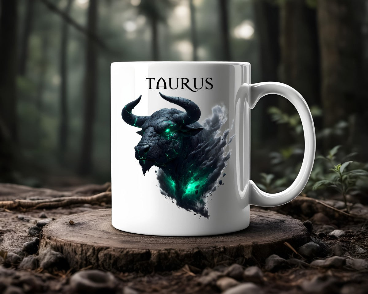 Taurus Zodiac Astrology Signs Coffee Mugs