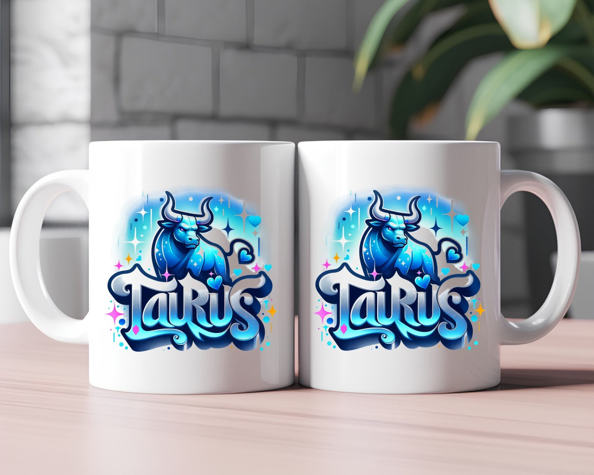Taurus Zodiac Astrology Signs Coffee Mug B