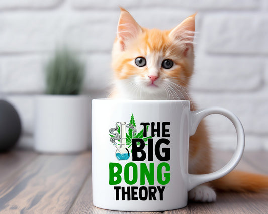 The Big Bong Theory Marijuana Weed Coffee Mugs