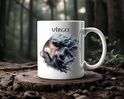 Virgo Zodiac Astrology Sign Coffee Mugs