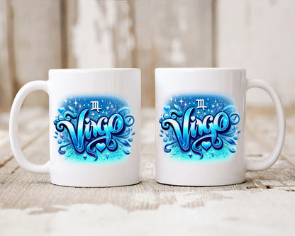Virgo Zodiac Astrology Signs Coffee Mug B