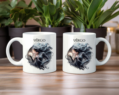 Virgo Zodiac Astrology Sign Coffee Mugs