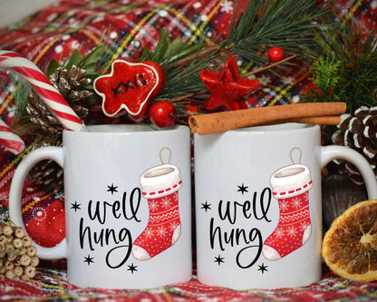 Well Hung Christmas Coffee Mug