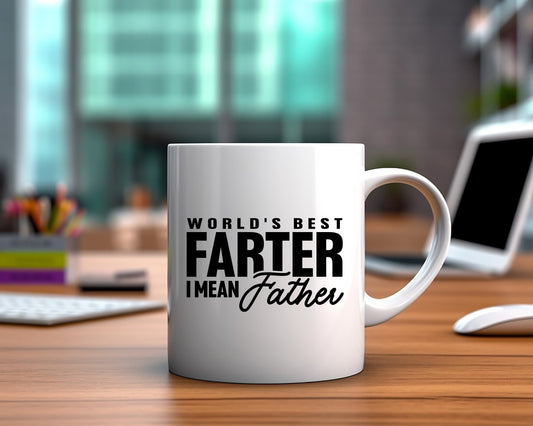 World's Best Farter I mean Father Dad Coffee Mug