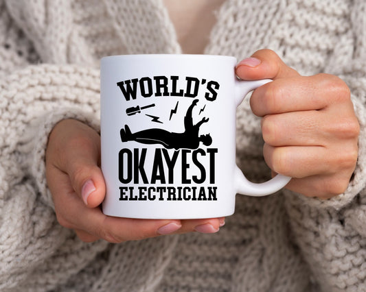 World's Okayest Electrician Coffee Mug
