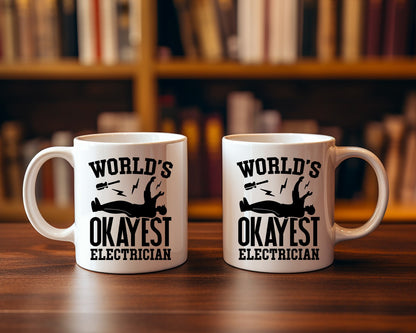 World's Okayest Electrician Coffee Mug