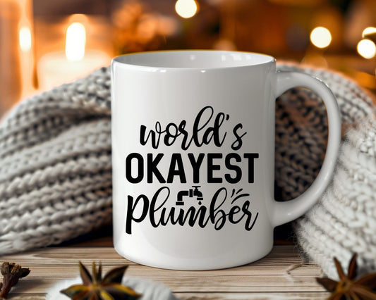 World's Okayest Plumber Coffee Mug