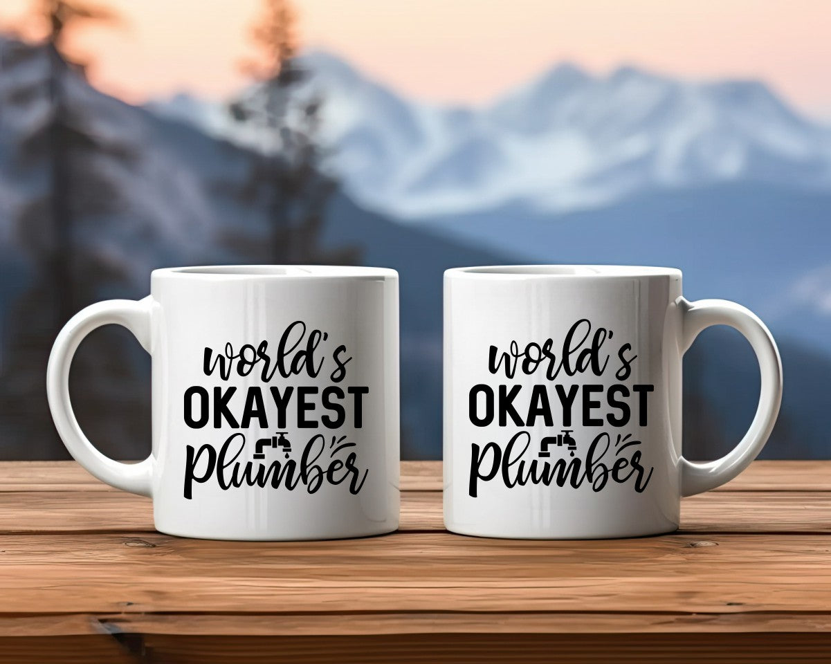World's Okayest Plumber Coffee Mug