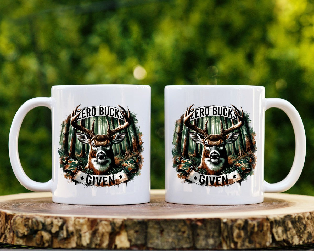 Zero Bucks Given Hunting Coffee Mug